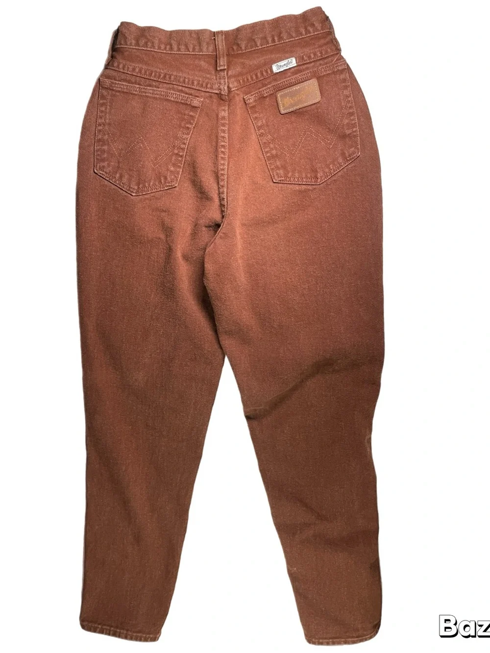 Vintage Wrangler Women’s Cowboy Cut Rust Colored High Waisted Western Jeans - Picture 3 of 13